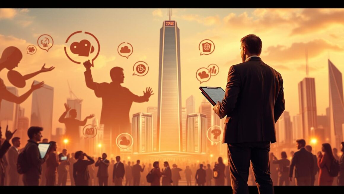 A bustling tech hub, the foreground showcases two figures - a consumer desperate for the latest innovation, and a business strategist carefully weighing development timelines. The consumer's hands reach out, eyes wide with anticipation, while the strategist stands back, clipboard in hand, contemplating the balance between consumer demands and sustainable progress. The middle ground depicts a towering, sleek technology monolith, surrounded by a swirl of disembodied voices and frustrated gestures, reflecting the clash between user expectations and corporate roadmaps. In the distant background, a panoramic skyline of gleaming skyscrapers and cutting-edge architecture symbolizes the dynamic, ever-evolving tech landscape. Warm, diffused lighting casts an air of thoughtful contemplation over the scene, hinting at the complex challenges faced by innovators aiming to keep pace with a rapidly changing market.