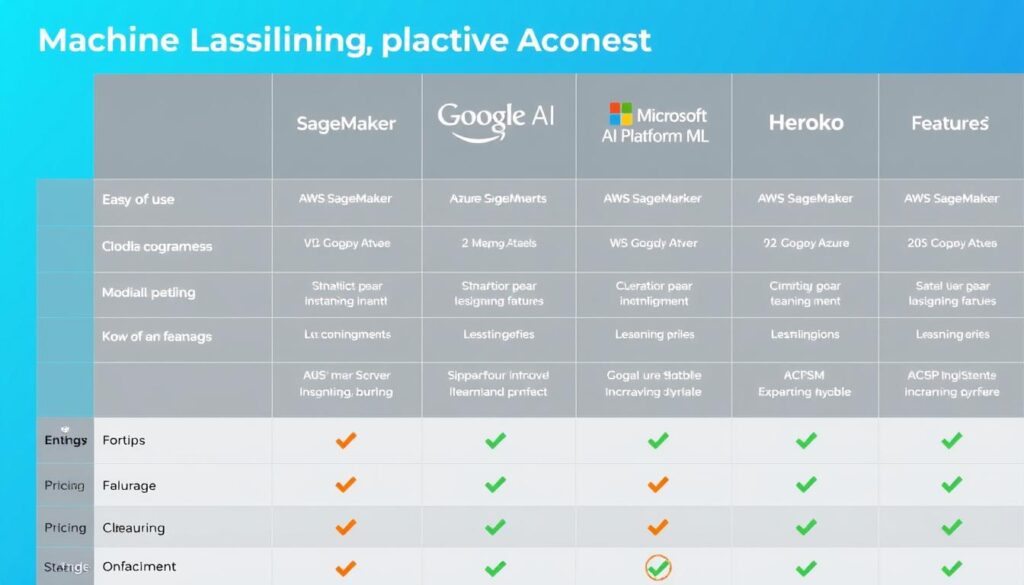 Comparison of cloud platforms for machine learning deployment Comparison of cloud platforms for machine learning deployment