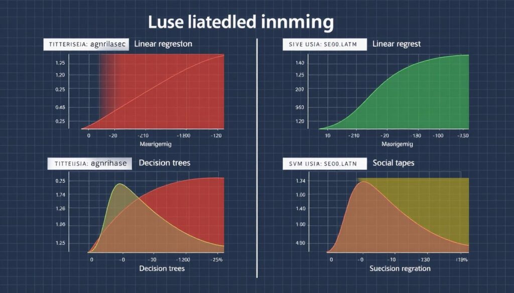 Comparison of different supervised learning algorithms showing decision boundaries Comparison of different supervised learning algorithms showing decision boundaries