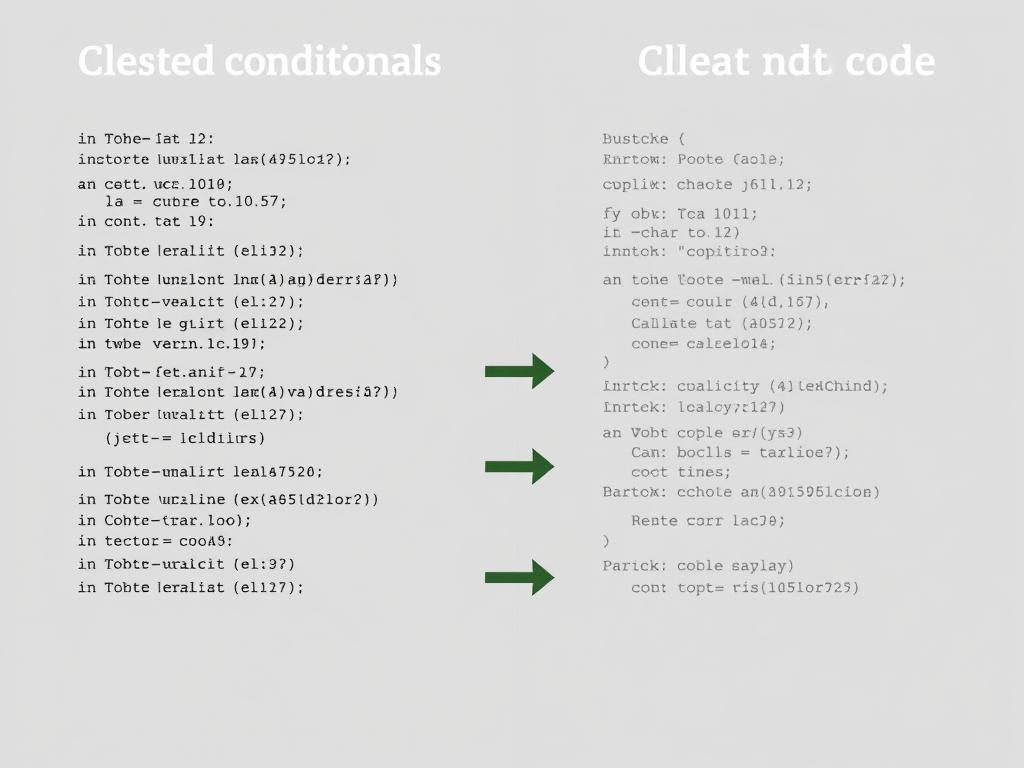 Complex vs simple code comparison