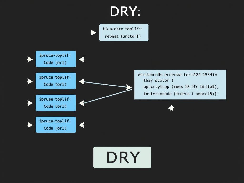 Diagram showing DRY principle application