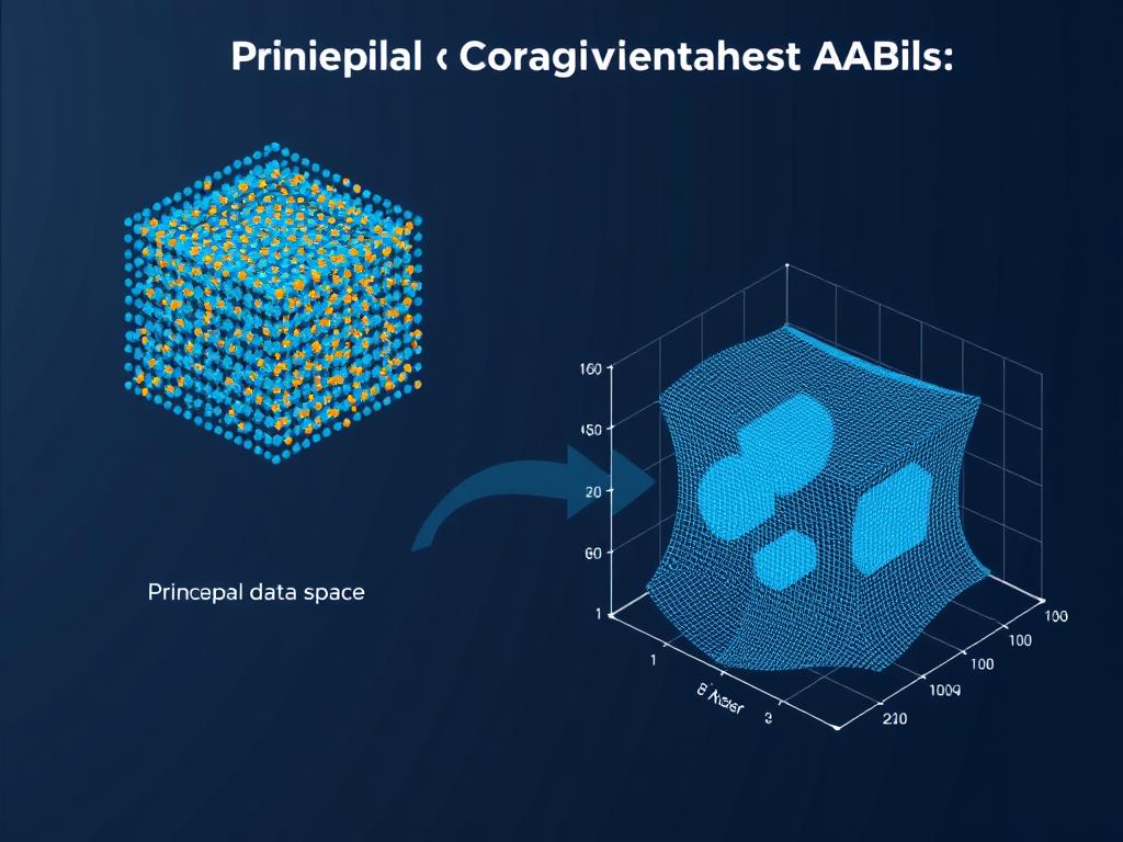 PCA visualization showing data projected onto principal components PCA visualization showing data projected onto principal components